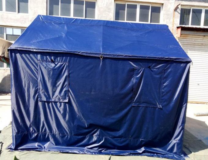 Resistente de alta temperatura da barraca exterior azul do dossel da polícia com pano de Oxford