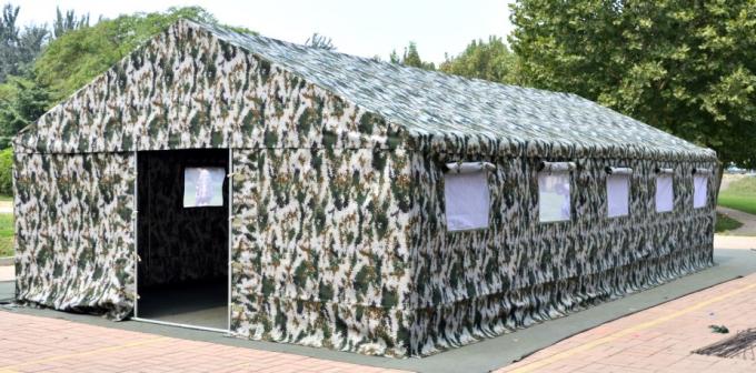 Fogo - camuflagem militar retardadora da barraca do exército com a linha de nylon reforçada