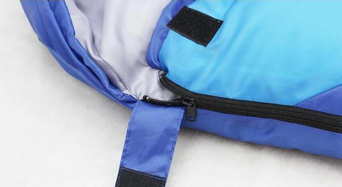 Azul/vermelho 3 raciocina tela de nylon acampar do saco-cama para o alpinismo