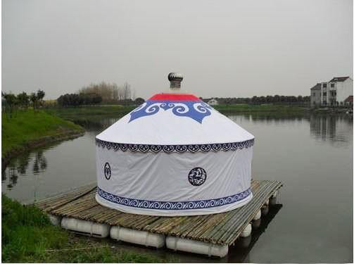 Anti - molhe casas luxuosas de Yurt do diâmetro de 8m com capacidade de carga do vento de 80km/H