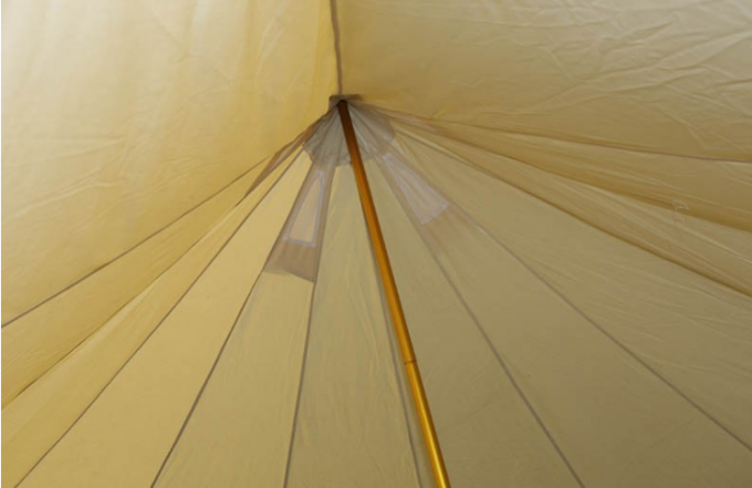 Barraca de lona exterior branca/barraca de Bell impermeável da tenda para a família Anti-UV