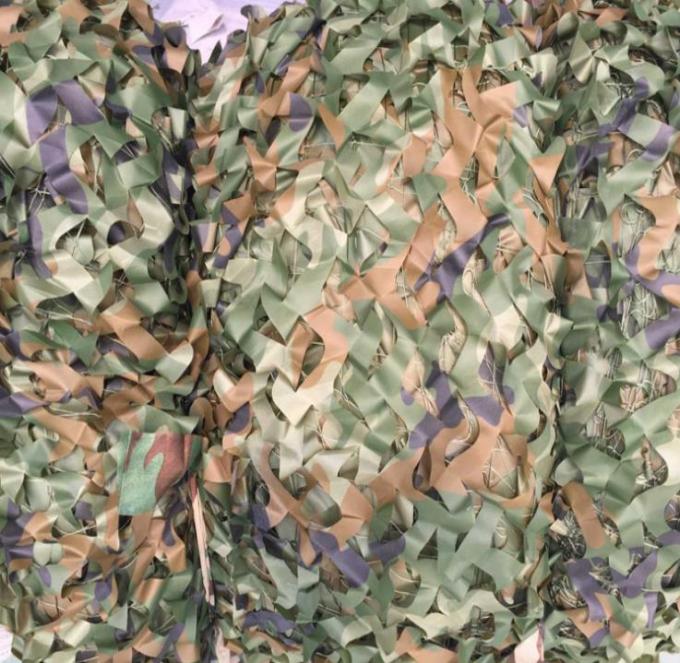 As folhas cortaram Camo militar que pesca a rede da camuflagem das forças armadas para o acampamento da caça do exército